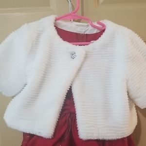 Girls faux fur jacket